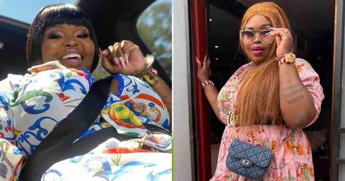Gogo Maweni owns a couple of lux cars Gogo Maweni owns a couple of lux cars