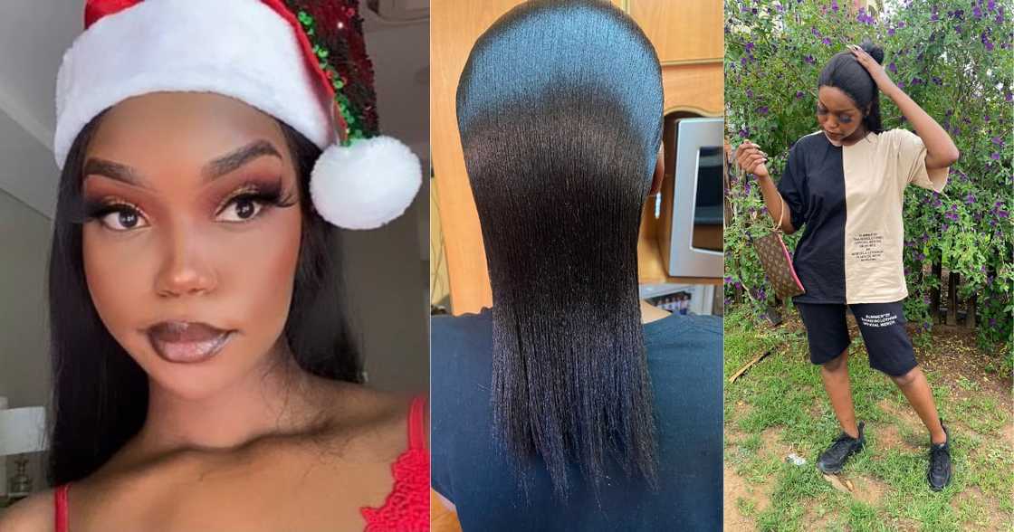 Influencer flexes her stunning natural hair online, Mzansi stans Influencer flexes her stunning natural hair online, Mzansi stans