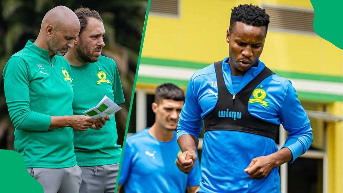 Mamelodi Sundowns coach Miguel Cardoso is assessing Themba Zwane's recovery from injury.