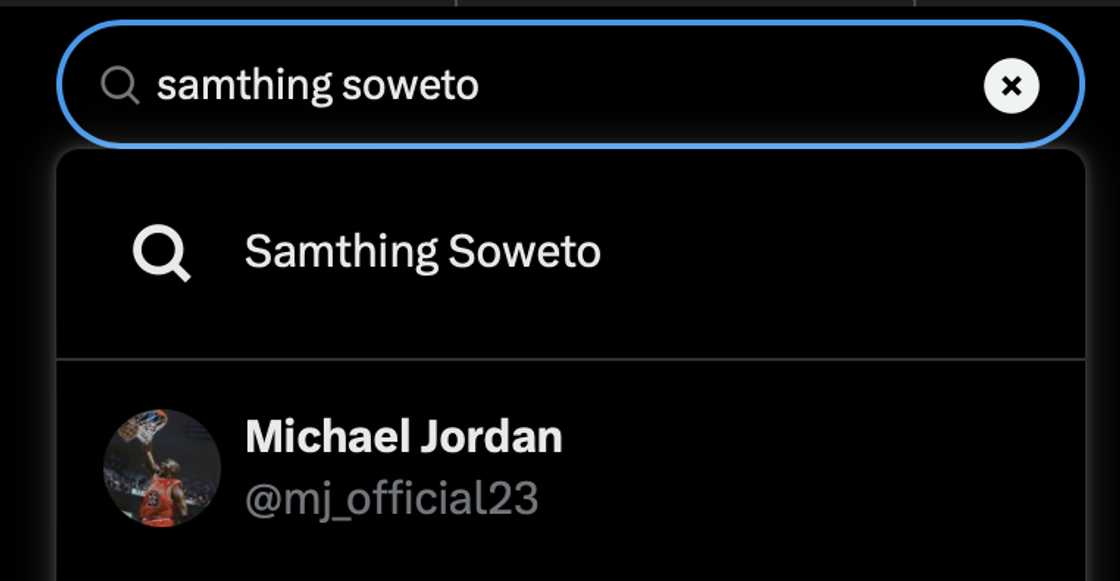 Samthing Soweto lost his X account Samthing Soweto lost his X account