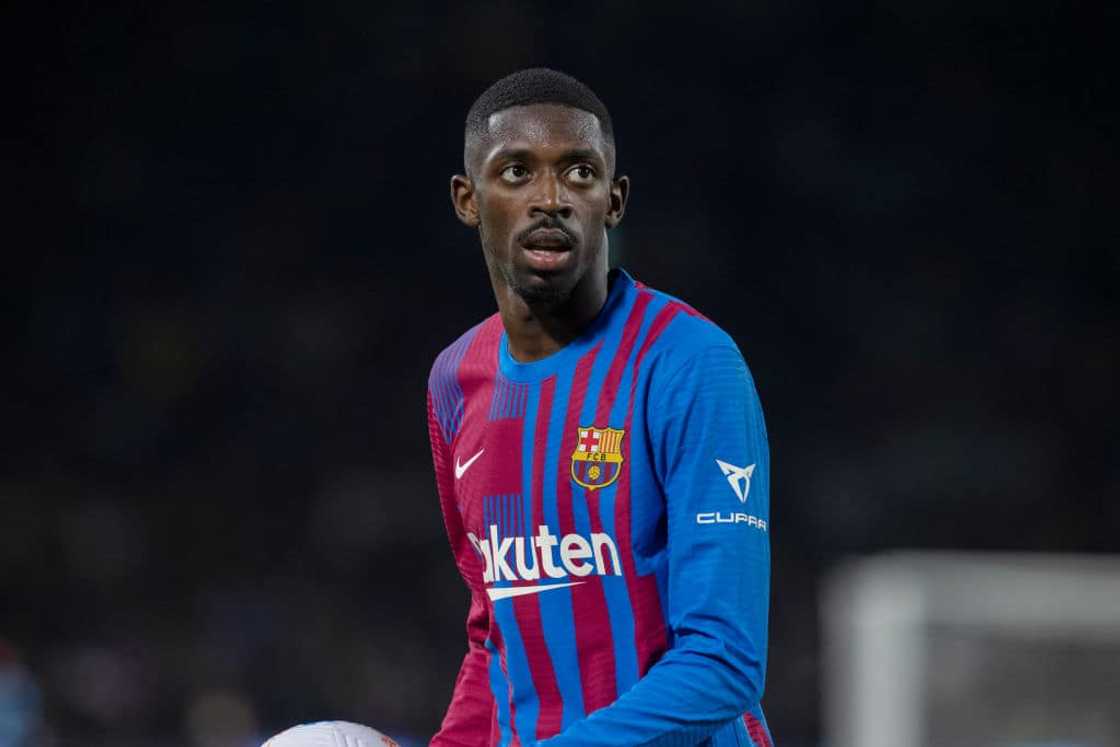 Ousmane Dembele during the match between FC Barcelona and the A-League All Stars at Accor Stadium in Sydney, Australia. Ousmane Dembele during the match between FC Barcelona and the A-League All Stars at Accor Stadium in Sydney, Australia.