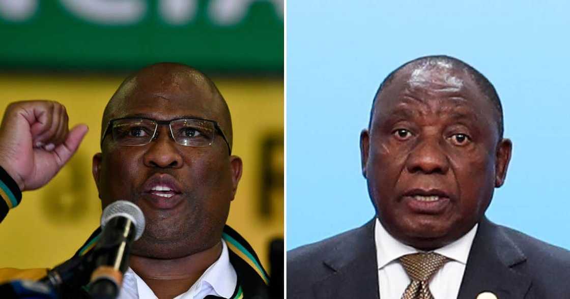 Oscar Mabuyane_Cyril Ramaphosa Oscar Mabuyane_Cyril Ramaphosa