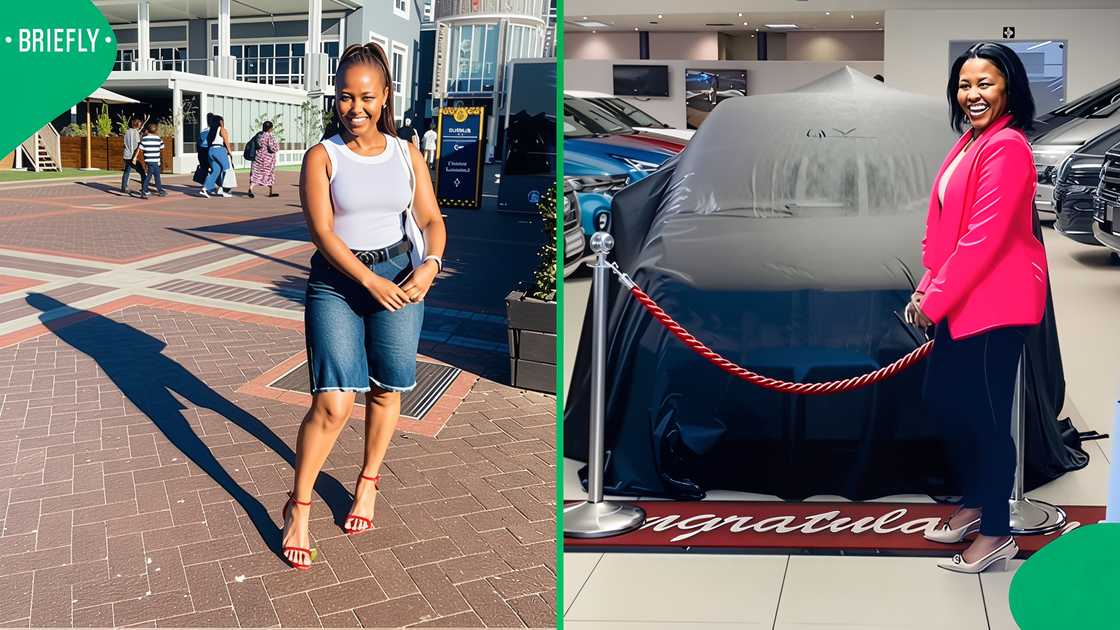 A woman showcased her car, which she bought in cash, and shared financial tips. A woman showcased her car, which she bought in cash, and shared financial tips.
