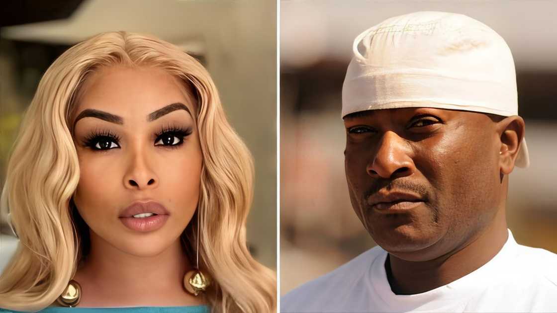 Khanyi Mbau was featured in Doc Shebeleza's music video Khanyi Mbau was featured in Doc Shebeleza's music video