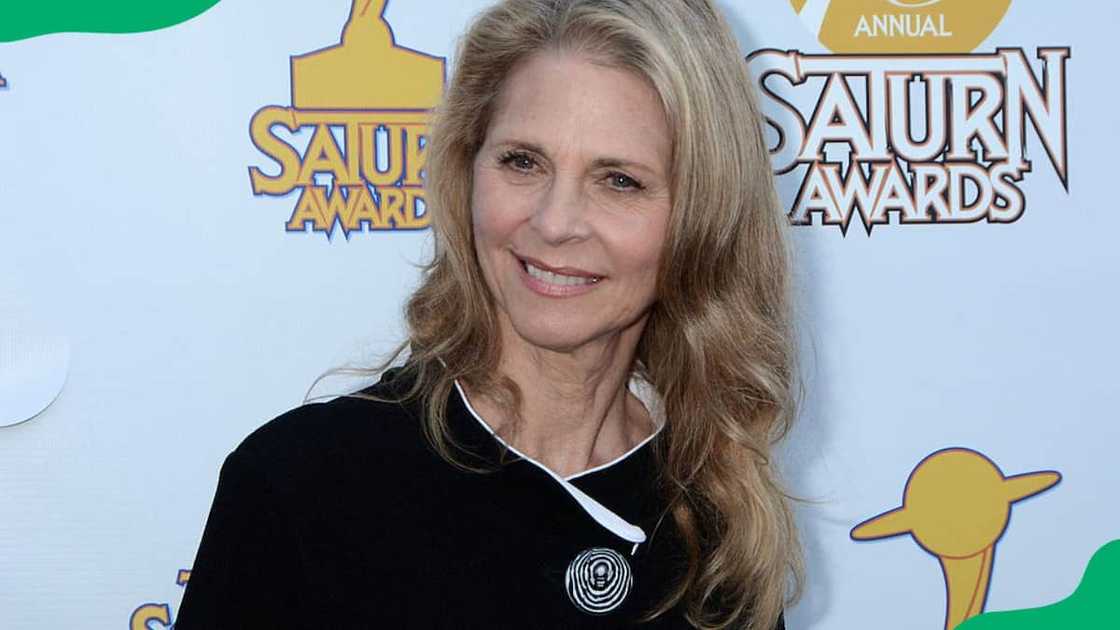 Lindsay Wagner's daughter attending the Academy of Science Fiction, Fantasy and Horror Films' 40th Annual Saturn Awards. Lindsay Wagner's daughter attending the Academy of Science Fiction, Fantasy and Horror Films' 40th Annual Saturn Awards.