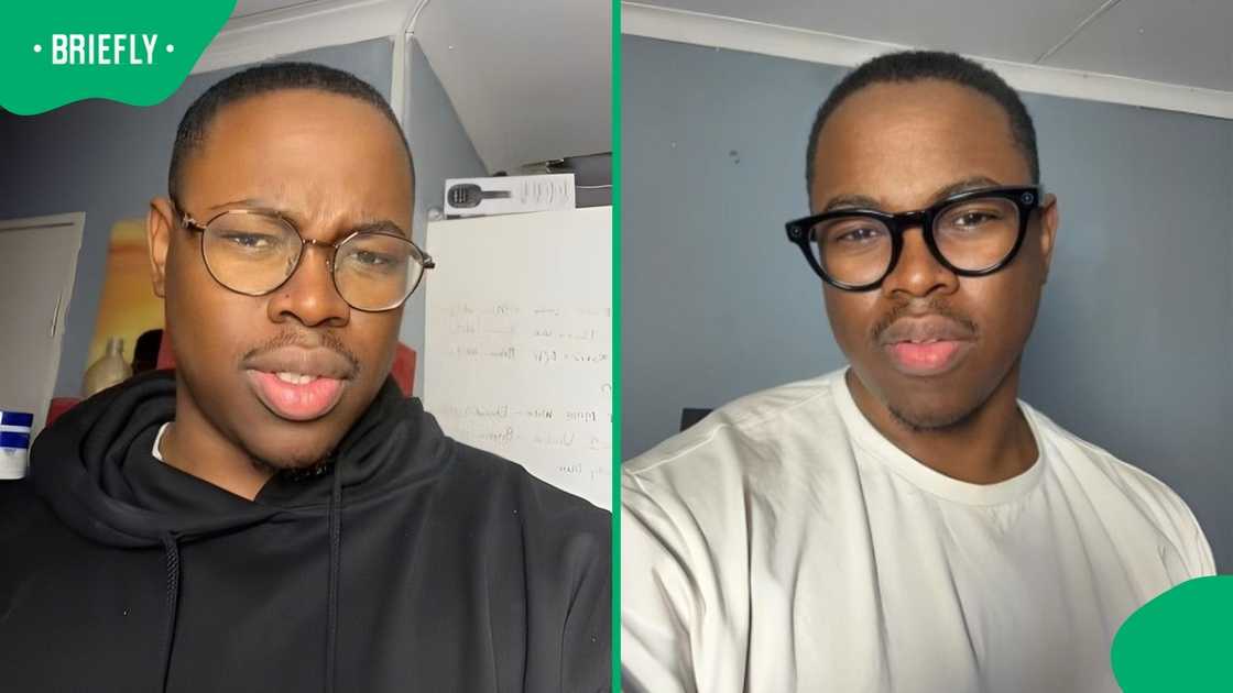 A man warned people about a scam. A man warned people about a scam.