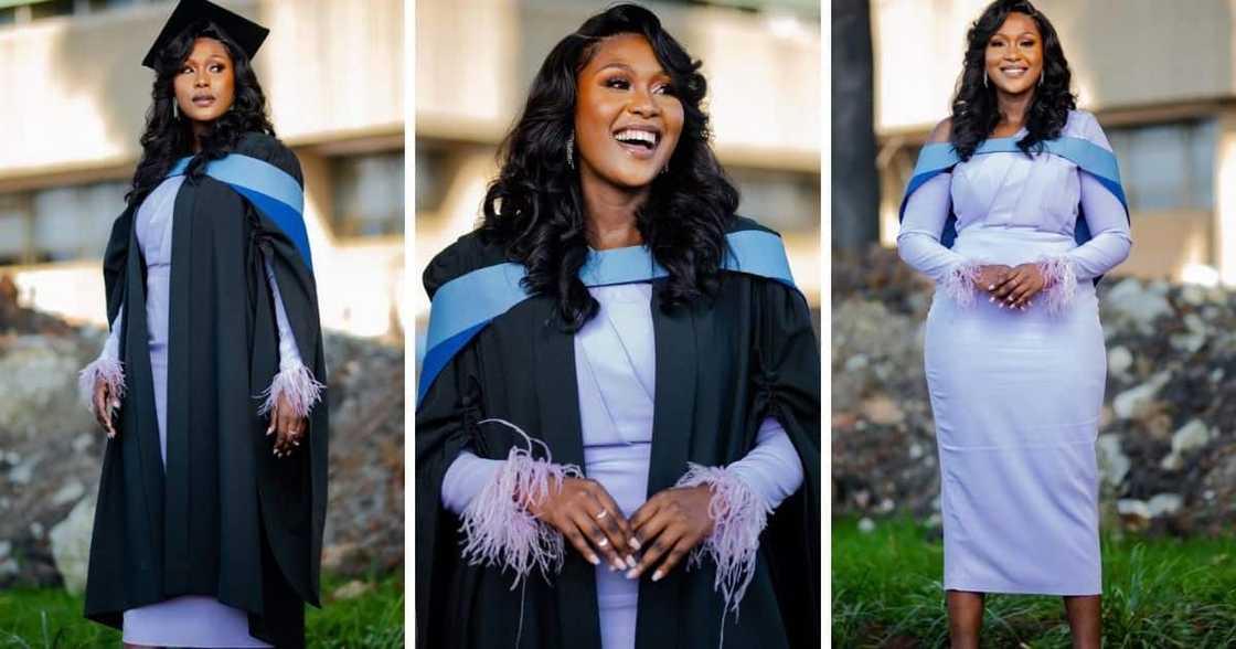 Lady shares her graduation photos Lady shares her graduation photos