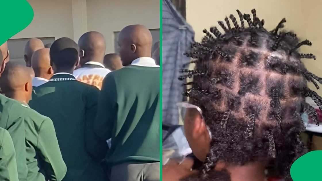 Disobedient high school students were forced to cut their hair.