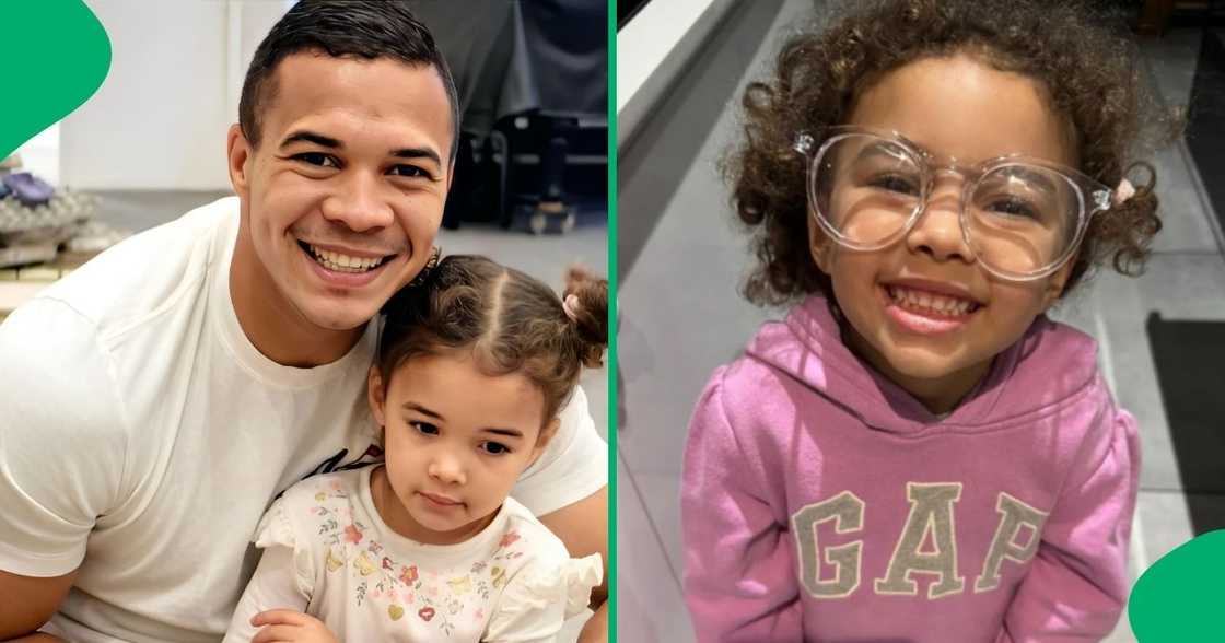 Springboks player Cheslin Kolbe celebrated his daughter's birthday.