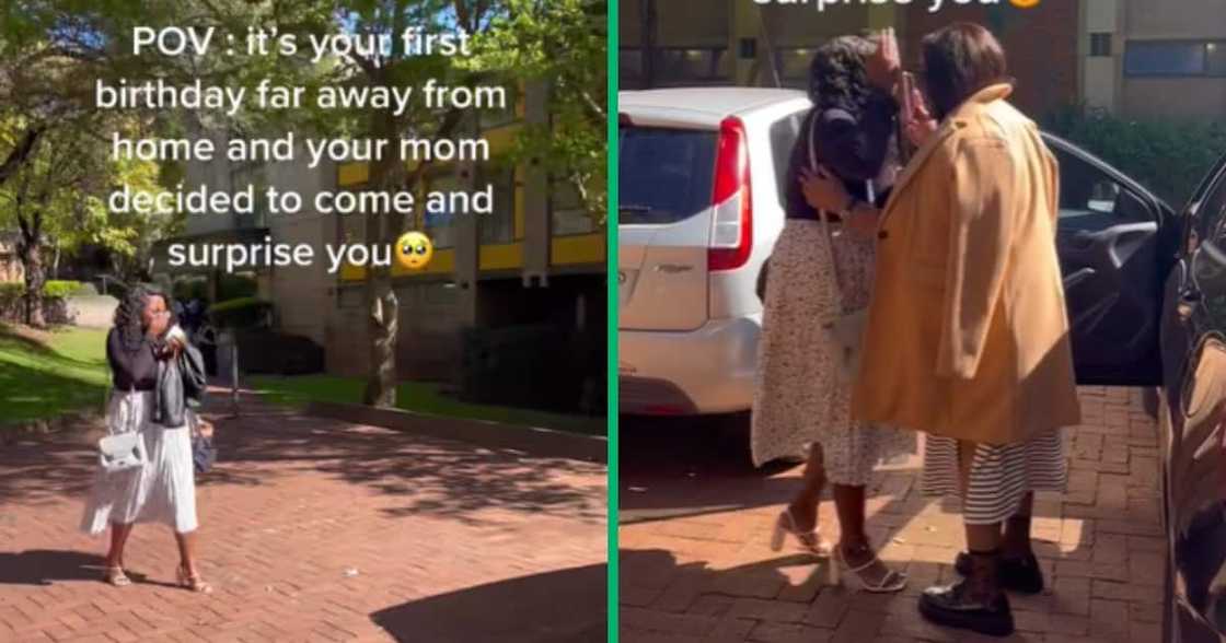 Mom surprises daughter, birthday, TikTok video Mom surprises daughter, birthday, TikTok video