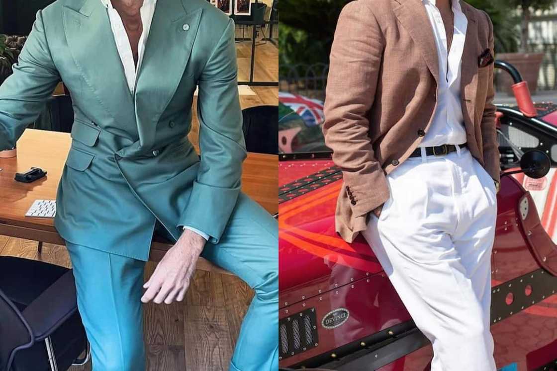Semi-formally dressed men Semi-formally dressed men