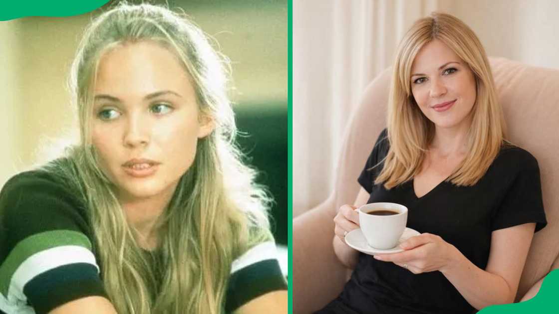 Lara Cox, then and now. Lara Cox, then and now.