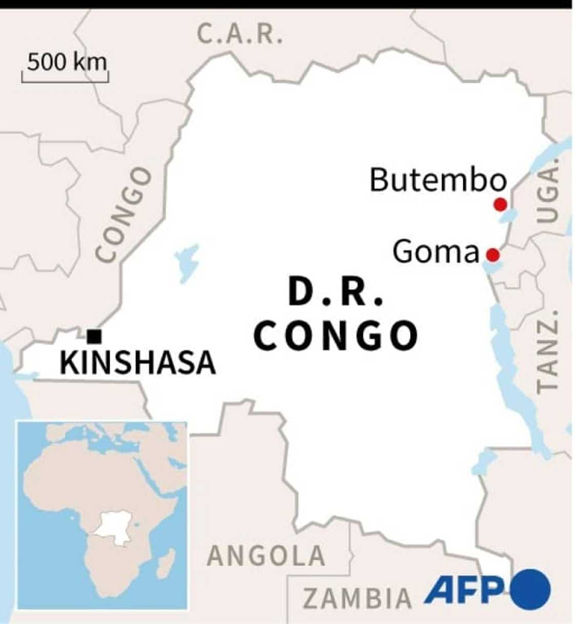 Most the fatalities have occurred in Goma and Butembo, key trading hubs in North Kivu province Most the fatalities have occurred in Goma and Butembo, key trading hubs in North Kivu province