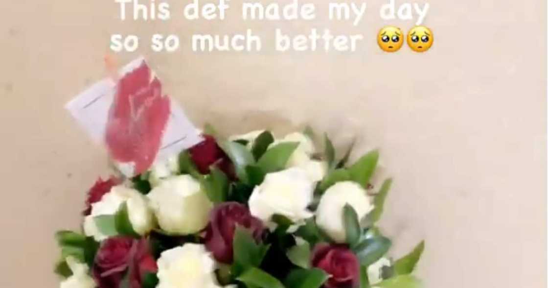 Couple goals: Jessica Nkosi swoons over TK Dlamini’s gift Couple goals: Jessica Nkosi swoons over TK Dlamini’s gift