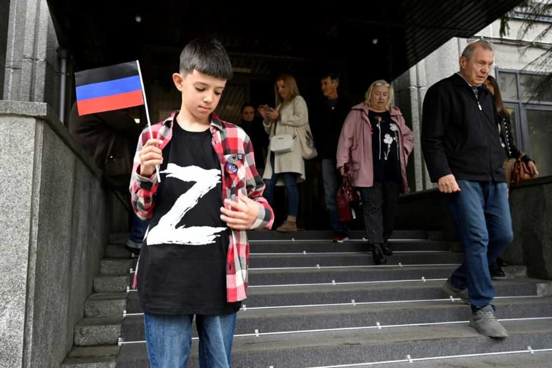 The four territories create a crucial land corridor between Russia and the Crimean peninsula The four territories create a crucial land corridor between Russia and the Crimean peninsula