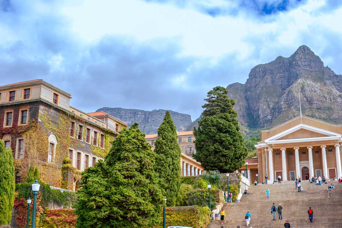 UCT's upper campus. UCT's upper campus.