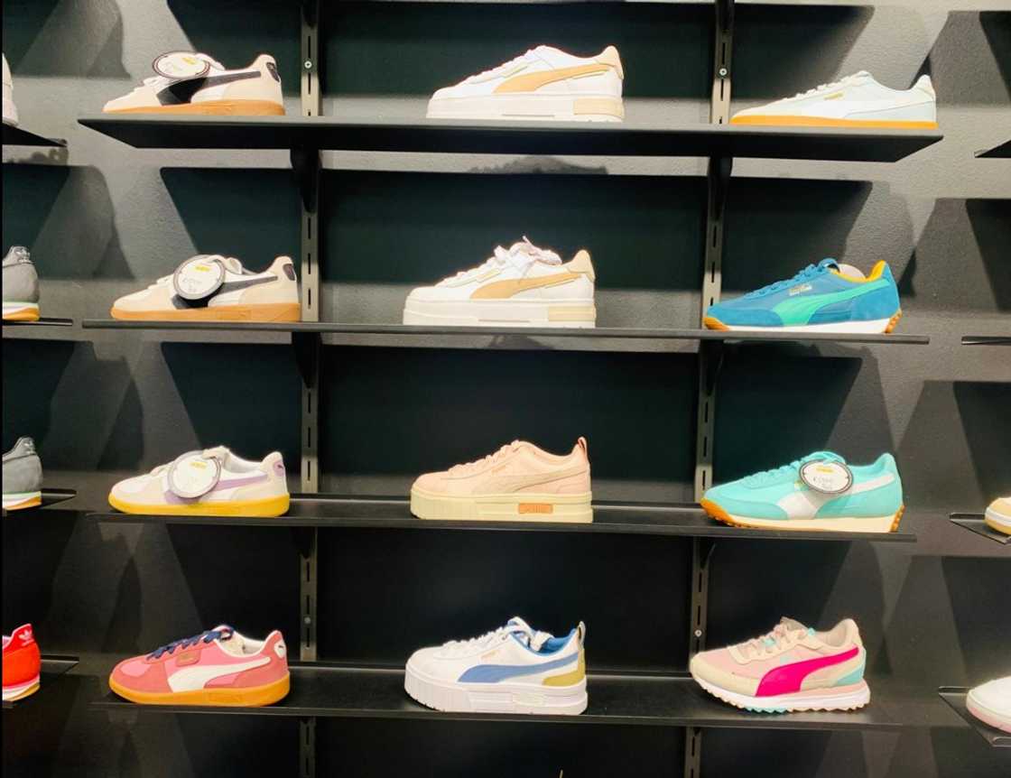 Sportscene sells various sneaker brands Sportscene sells various sneaker brands