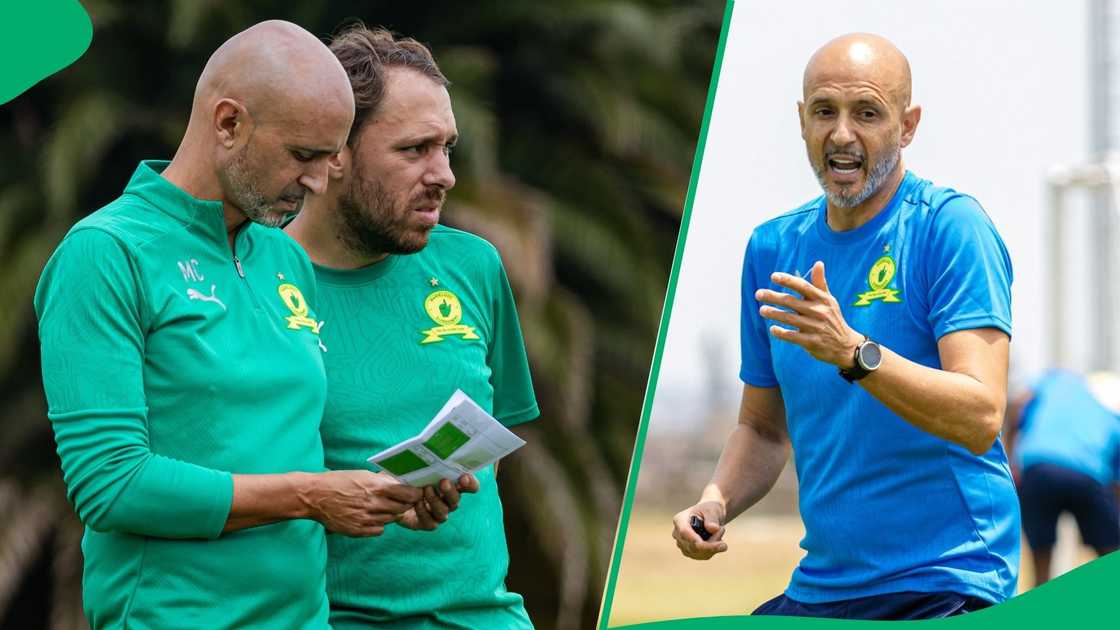 Mamelodi Sundowns coach Miguel Cardoso is assessing his squad. Mamelodi Sundowns coach Miguel Cardoso is assessing his squad.