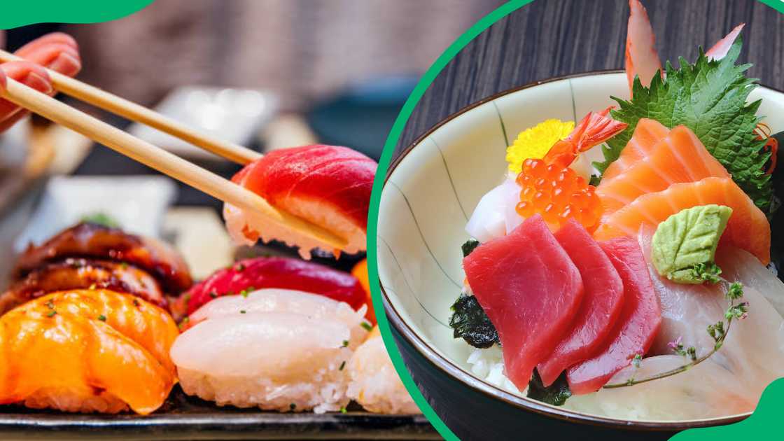 Sushi and sashimi Sushi and sashimi
