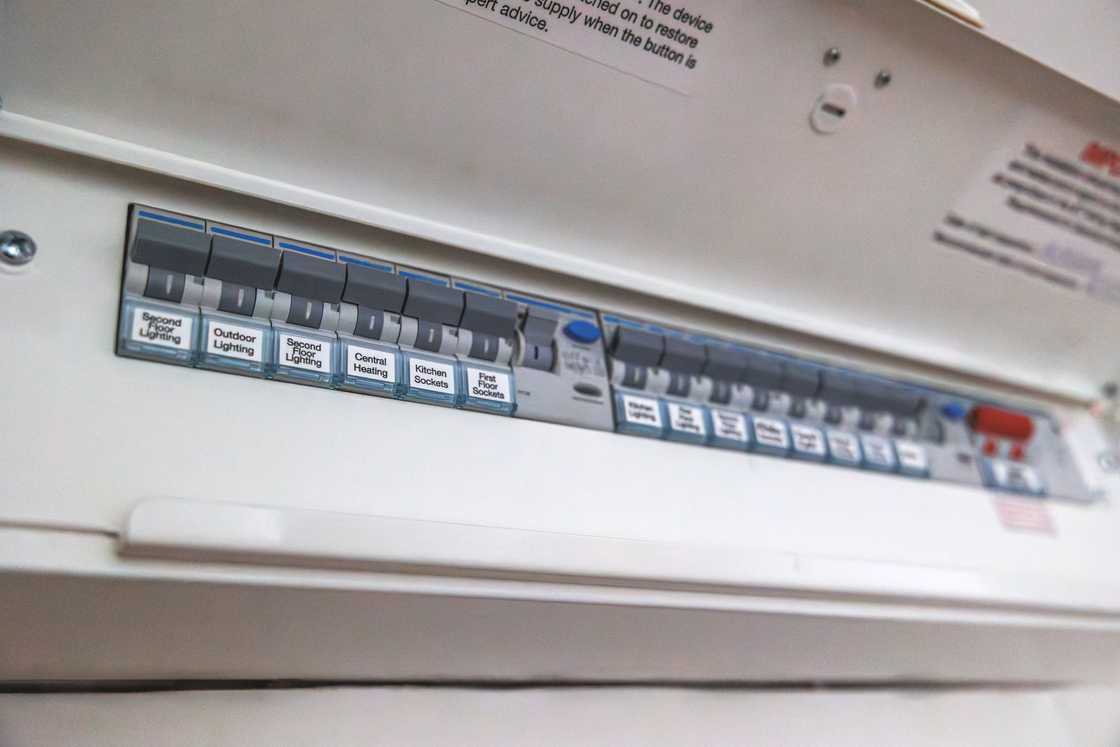 Electrical fuse box in the house