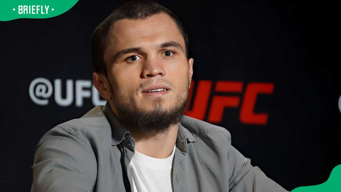 Umar Nurmagomedov speaking to the media Umar Nurmagomedov speaking to the media