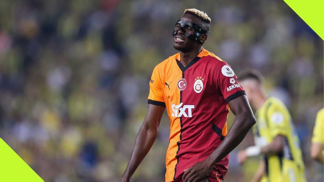 Victor Osimhen during a Galatasaray fixture