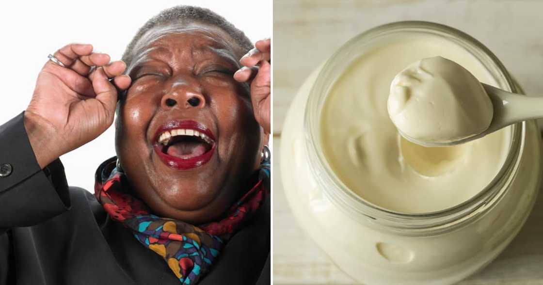 Hellmann’s mayo, woman crying