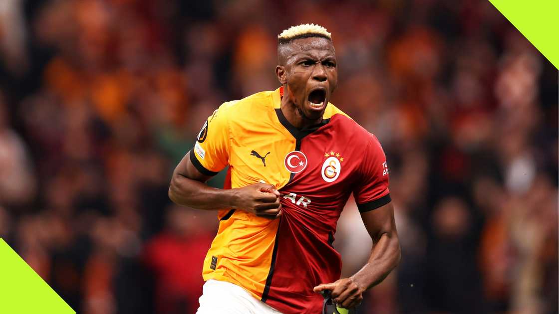 Victor Osimhen in action for Galatasaray against Tottenham Victor Osimhen in action for Galatasaray against Tottenham