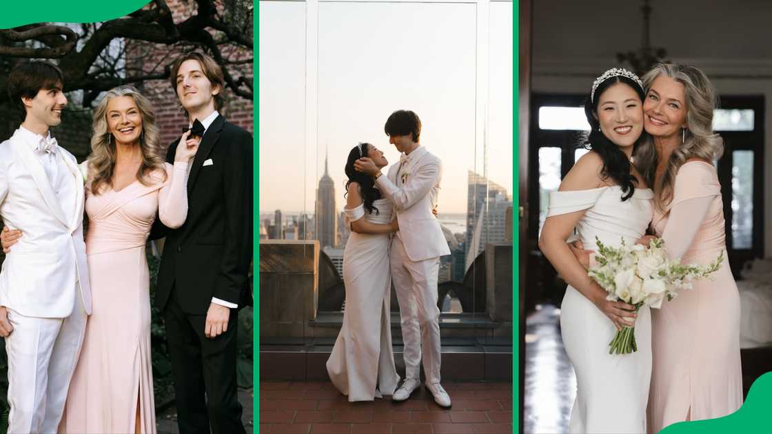 Paulina and Oliver during Jonathan and Erin's wedding in 2024