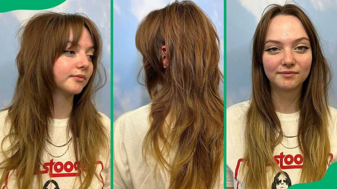 Octopus haircut for a round face