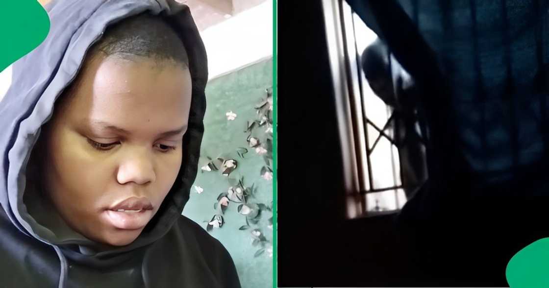 A woman shared a video of a creepy man spying on her A woman shared a video of a creepy man spying on her