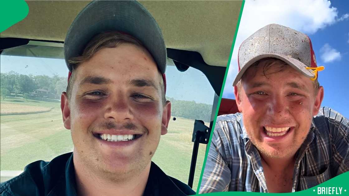 An Afrikaner farmer working in America. An Afrikaner farmer working in America.