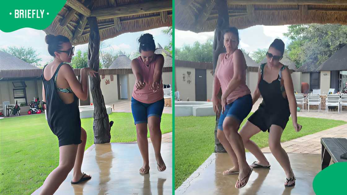 Afrikaner mother and daughter let loose at a get together in TikTok video