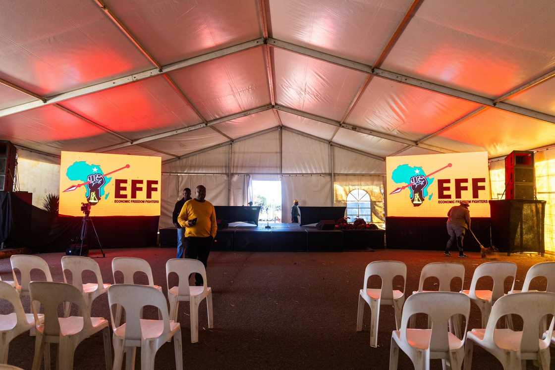 The EFF was in Soweto to campign for the by-elections The EFF was in Soweto to campign for the by-elections