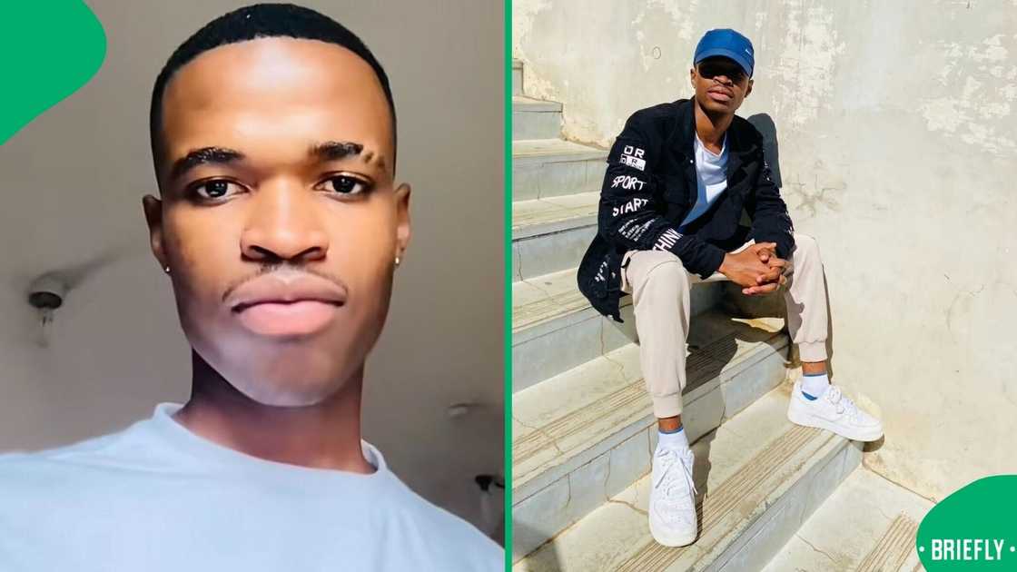 A young man stole his parents' groceries for res in a TikTok video. A young man stole his parents' groceries for res in a TikTok video.