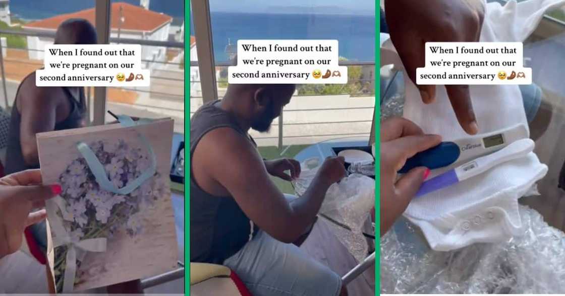 Wife reveals pregnancy Wife reveals pregnancy