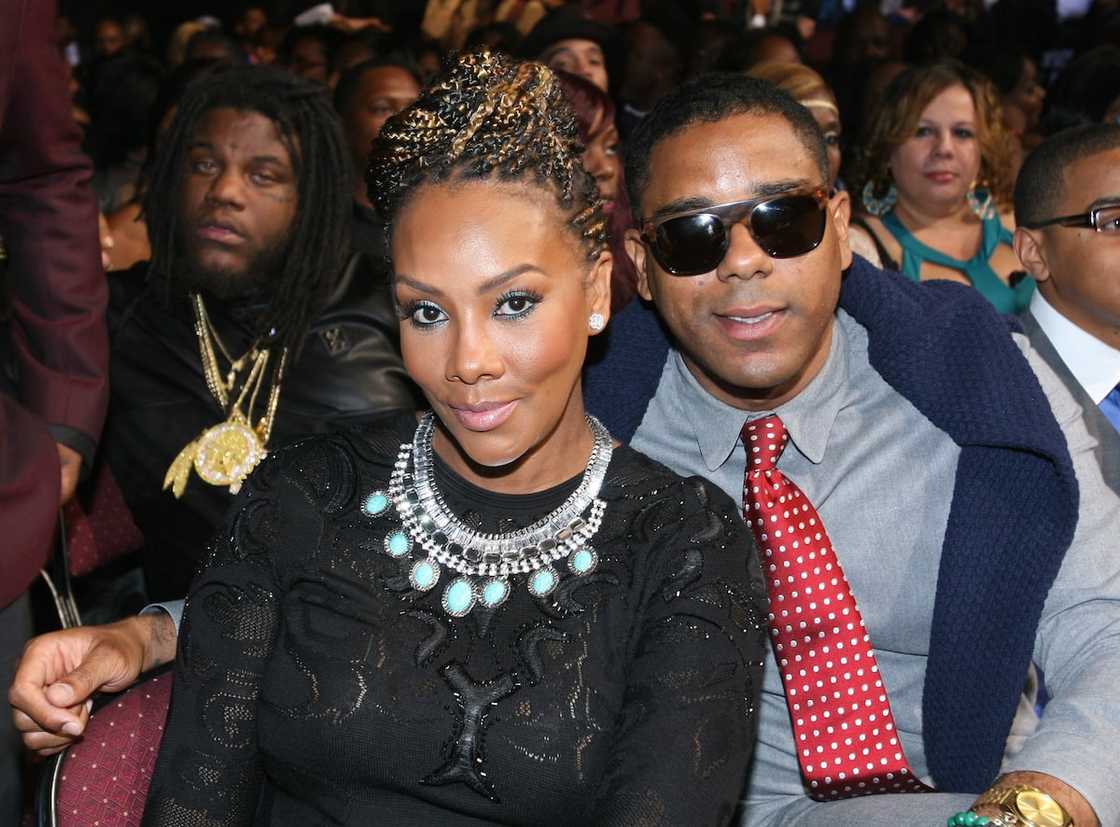Vivica and Christopher during the Soul Train Awards 2013 at the Orleans Arena in November 2013 in Las Vegas. Vivica and Christopher during the Soul Train Awards 2013 at the Orleans Arena in November 2013 in Las Vegas.