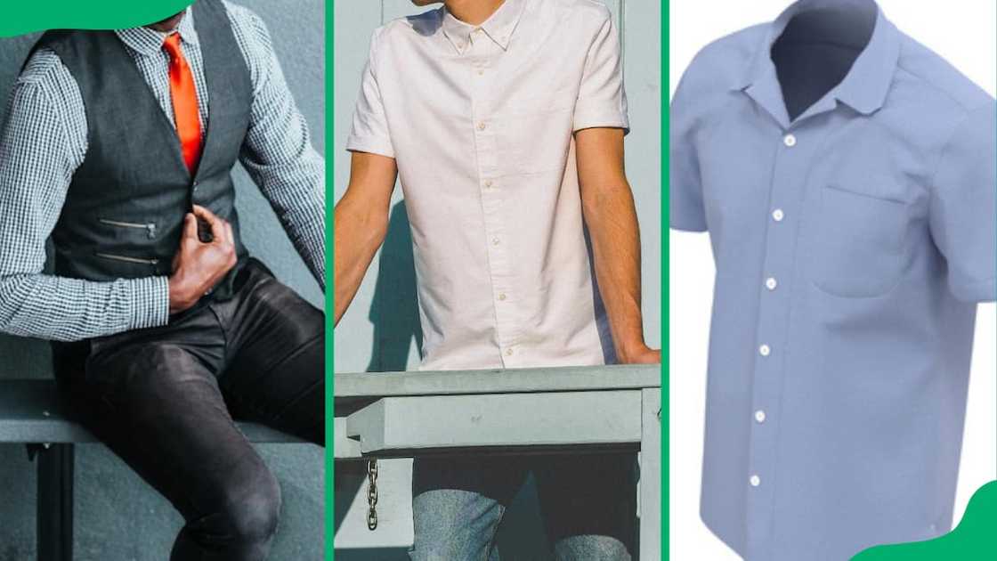 Button-up vs button-down shirts