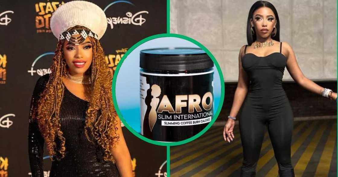 Gigi Lamayne is the brand ambassador for Afro Slim.