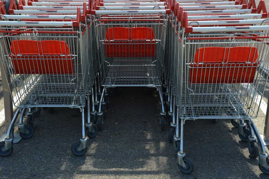 Trolley dashes have become common in some supermarkets Trolley dashes have become common in some supermarkets