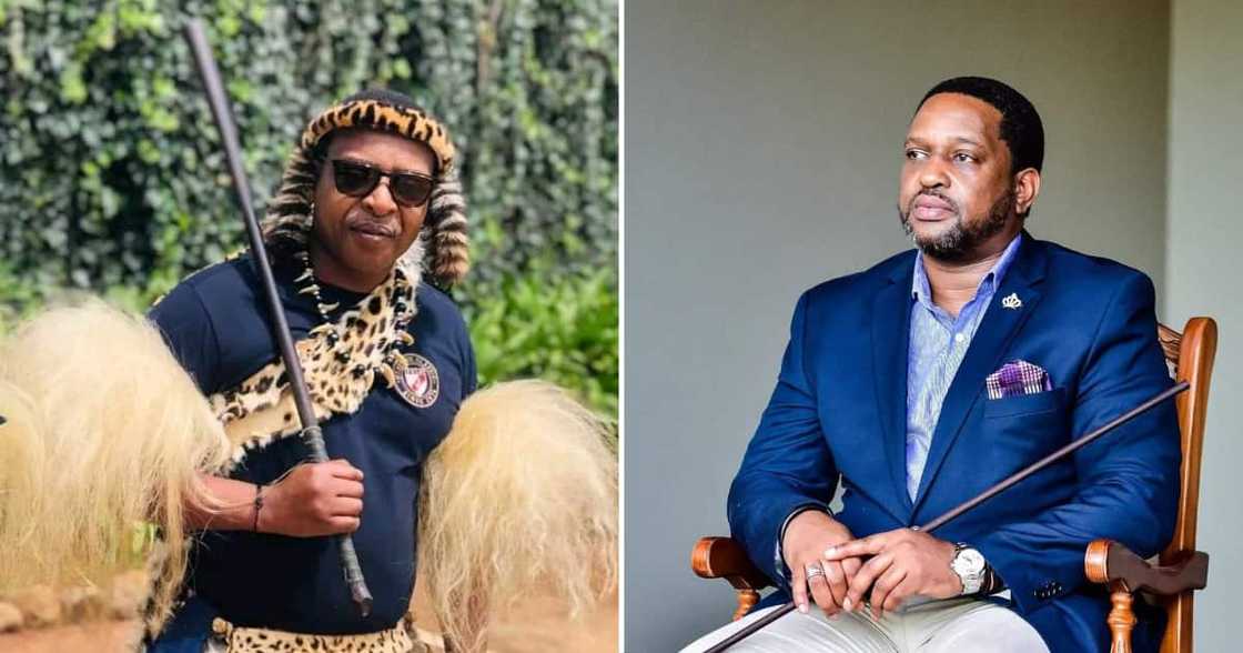 Prince Simakade and King Misuzulu kaZwelithini Prince Simakade and King Misuzulu kaZwelithini