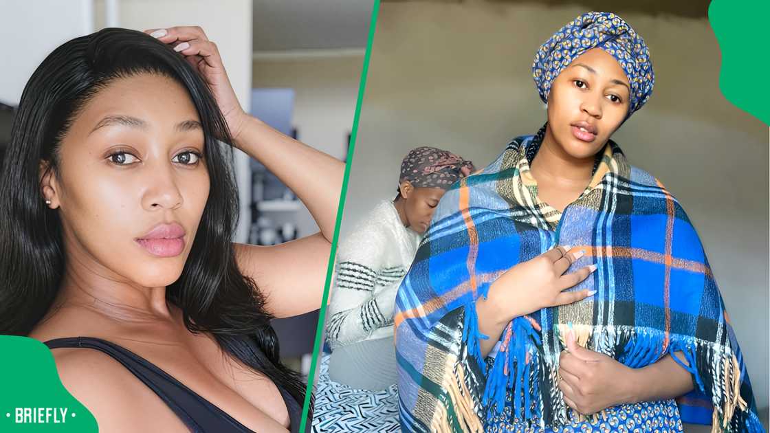 A source said Mkhize had her white wedding in October 2025
