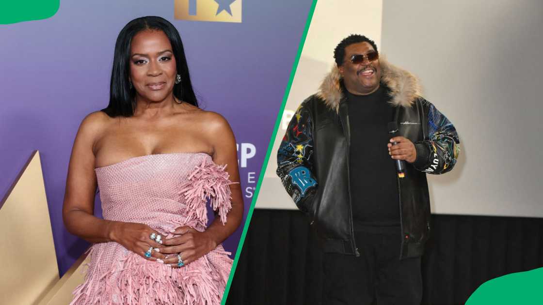 Tonesa Welch at the 55th NAACP Image Awards and Terry Flenory speaks onstage during the BMF Season 2