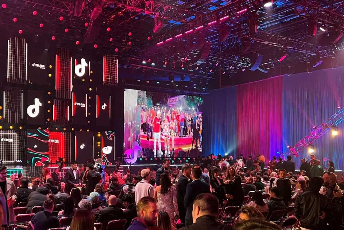 People attend the TikTok Awards ceremony in Mexico City on January 31, 2023