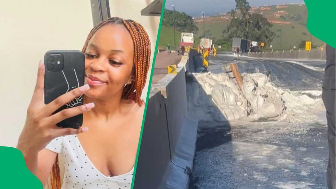 Woman shows road trip ordeal