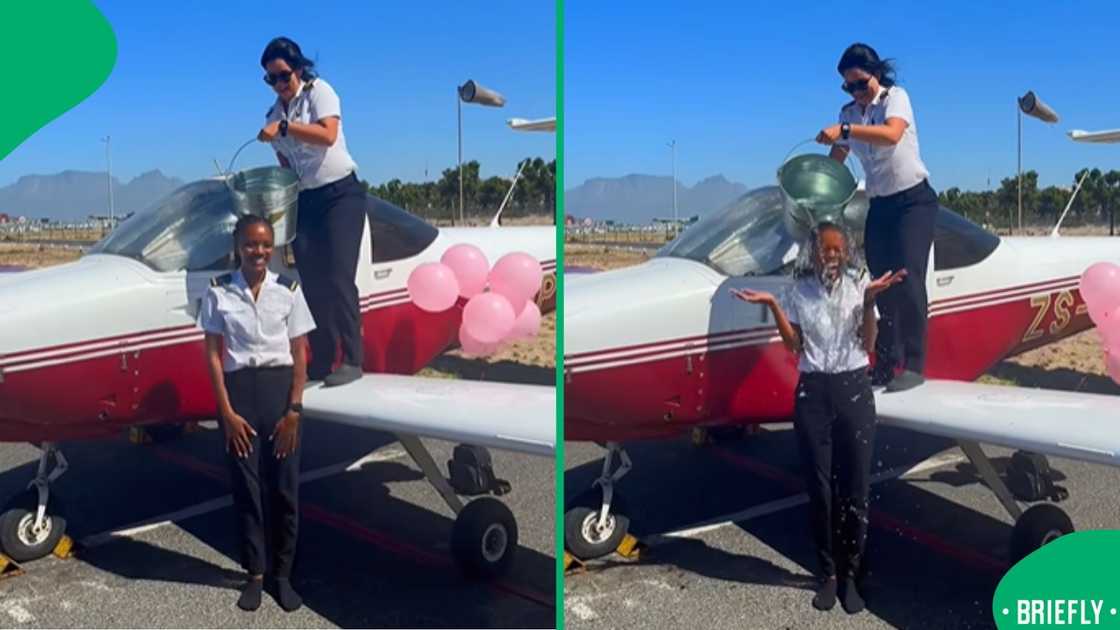 A joyful moment captured the young pilot’s reaction during her graduation, symbolising perseverance and success A joyful moment captured the young pilot’s reaction during her graduation, symbolising perseverance and success
