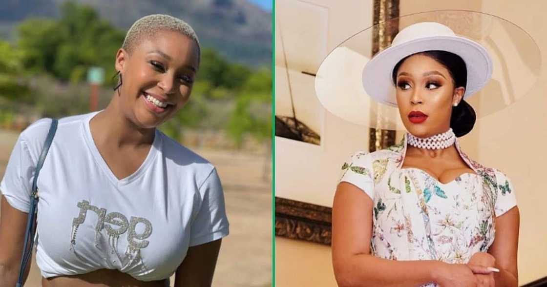 Minnie Dlamini shares picture with her son Minnie Dlamini shares picture with her son