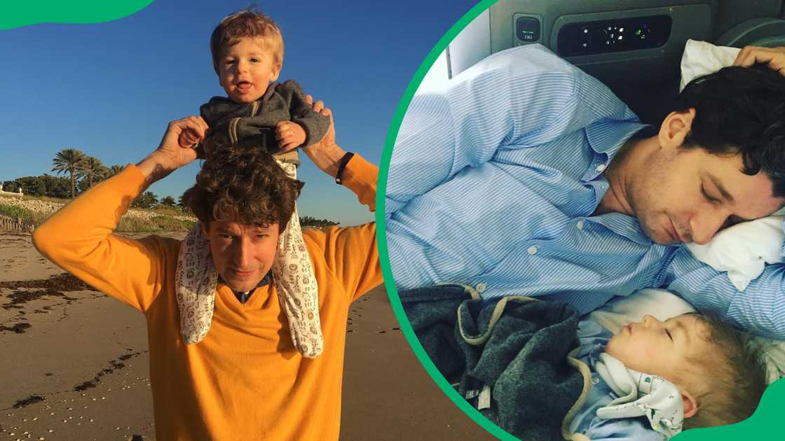 Philipp von Bernstorff takes one of his kids to see the ocean, and he is seen sleeping next to one of his boys