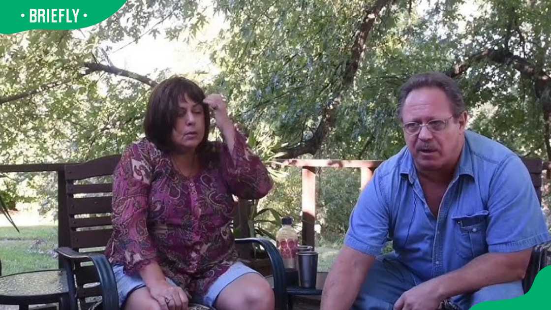 Chris Langan and wife Gina Lynne LoSasso in their farm