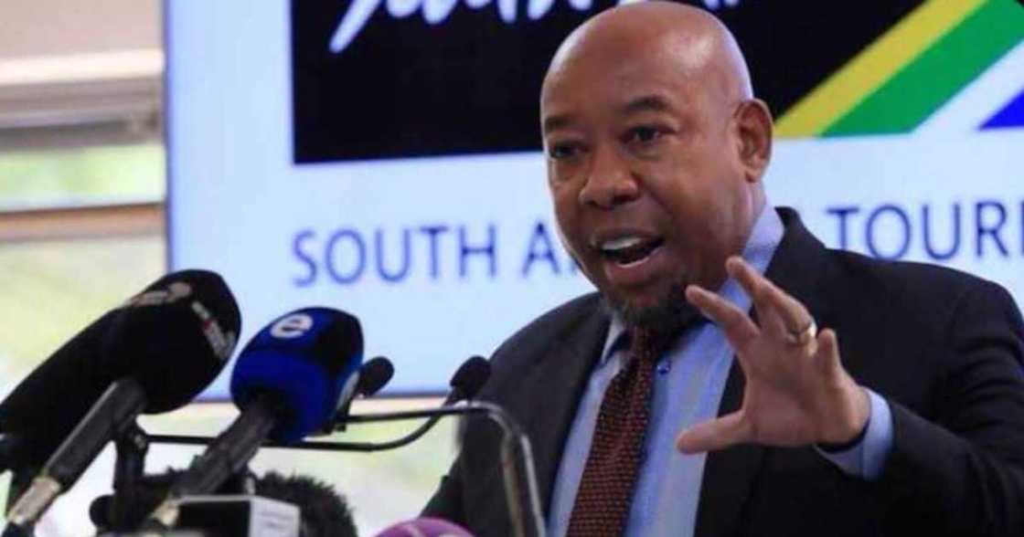 SA Tourism acting CEO Themba Khumalo apologised for his Tottenham Hotspur outburst SA Tourism acting CEO Themba Khumalo apologised for his Tottenham Hotspur outburst